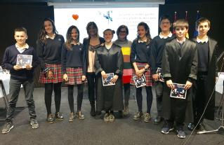 Alumnos de 2º de ESO del colegio San Cernin de Pamplona